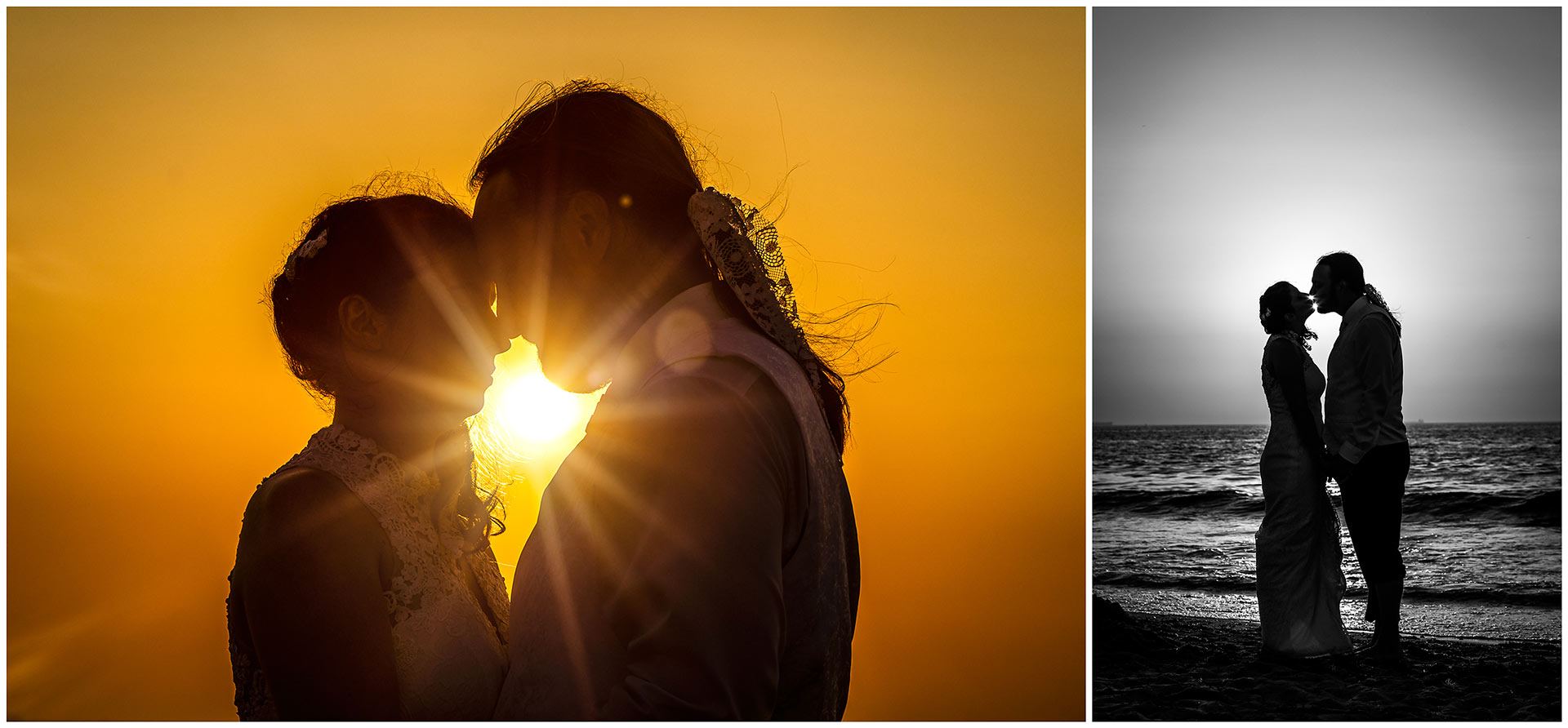 Brautpaar-am-Strand-von-Warnemuende-bei-Sonnenuntergang-Hochzeitsfotografie-Hochzeitsfotograf-Warnemuende-Hochzeitsfotograf-Rostock-Hochzeitsfotograf-Ostseebad-Warnemuende